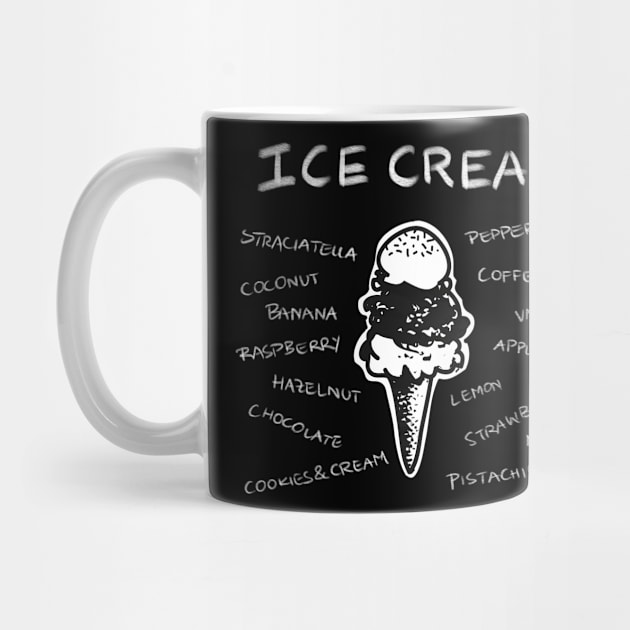 Ice Cream Flavors by superdupertees